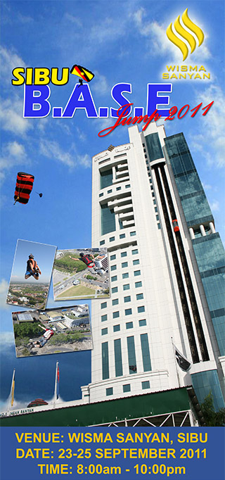 Sibu BASE Jump 2011 Banner