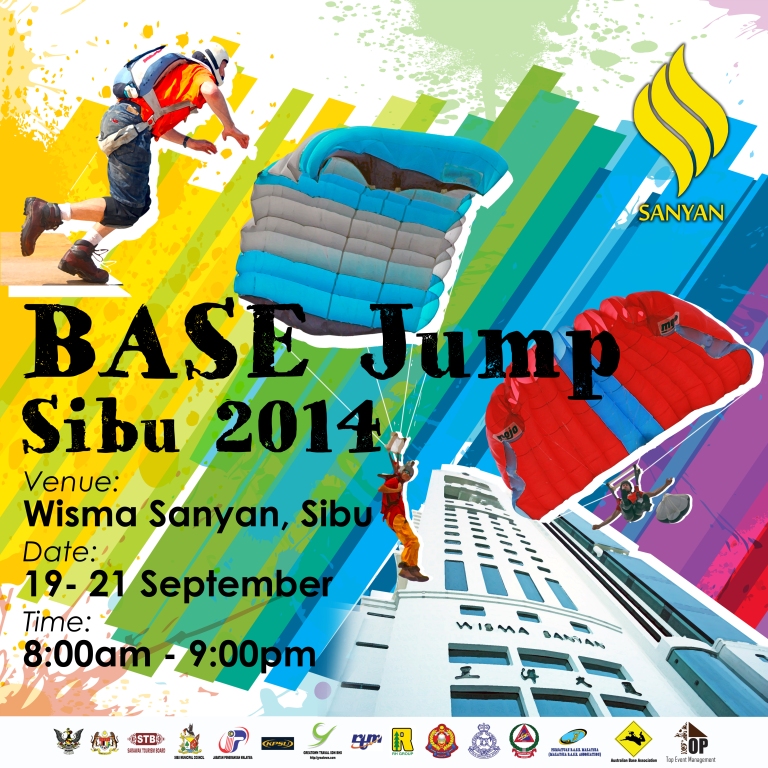 Sibu BASE Jump 2014 Banner